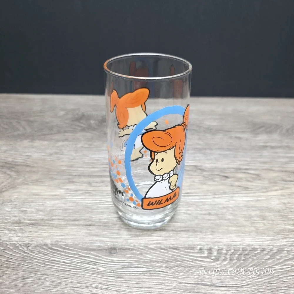 Vintage Pizza Hut Collectible Tumbler - The Flintstones‎ 